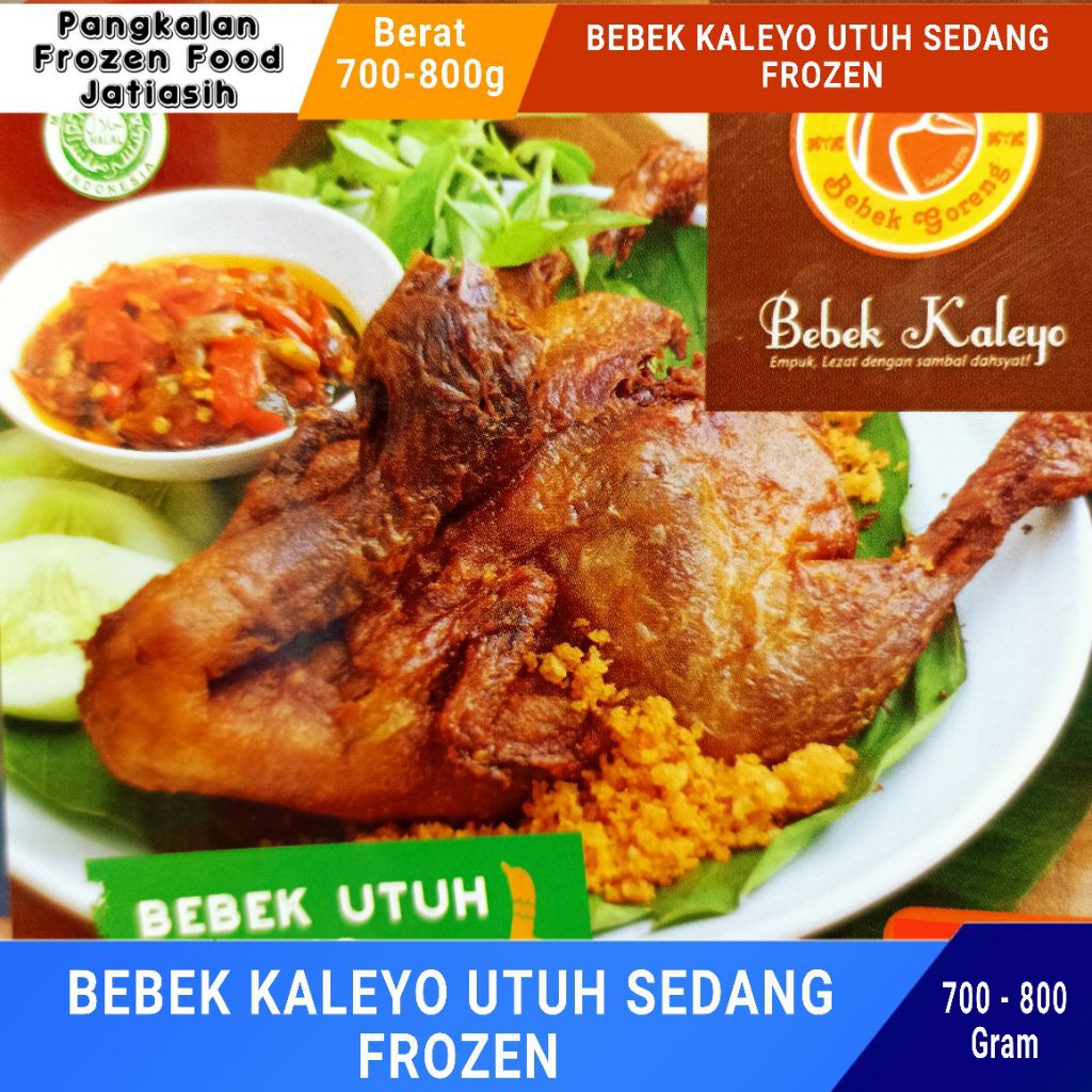 Bebek Kaleyo Utuh Sedang I Bebek Kaleyo 1 Ekor Sedang I Bebek Kaleyo Utuh Sedang Frozen