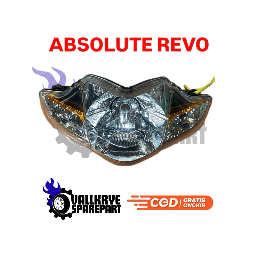 HEADLAMP ABSOLUTE REVO - LAMPU DEPAN HONDA ABSOLUTE REVO - ORIGINAL SECOND