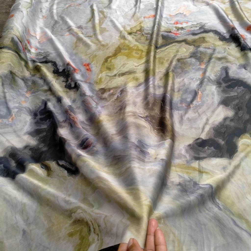 Kain Satin - Kain Satin Motif - Kain Gamis & Blouse | harga per 0,5 meter