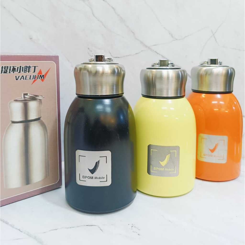 BOTOL MINUM TERMOS 300ML / TUMBLER MINI STAINLESS STEEL / TERMOS TRAVEL / BOTOL MINUM KOPI GEMOY