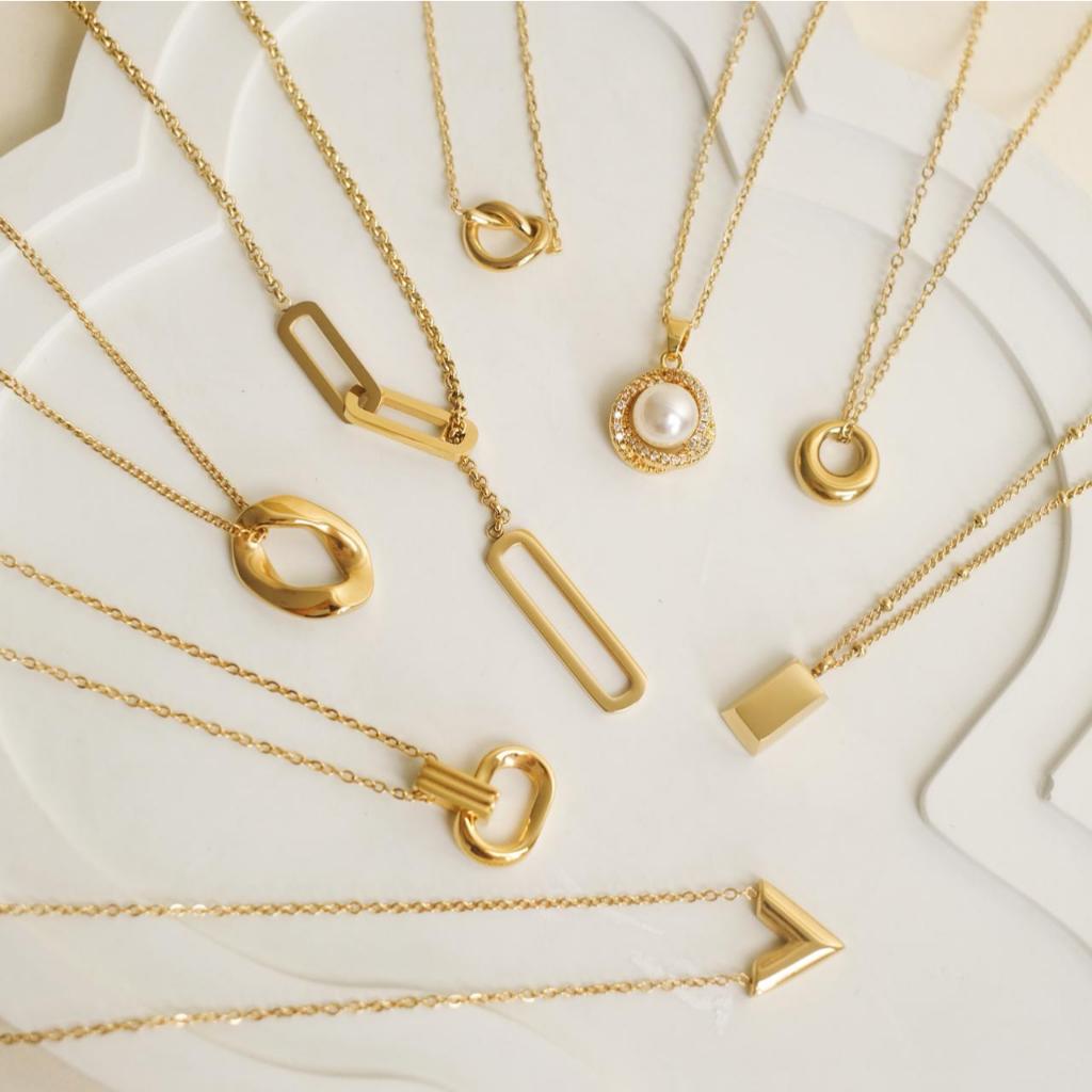 Joia Jewels | Kalung Titanium Steel Anti Karat | Kalung Daily | N9G N16G N24G N32G N39G N43G N45G N4