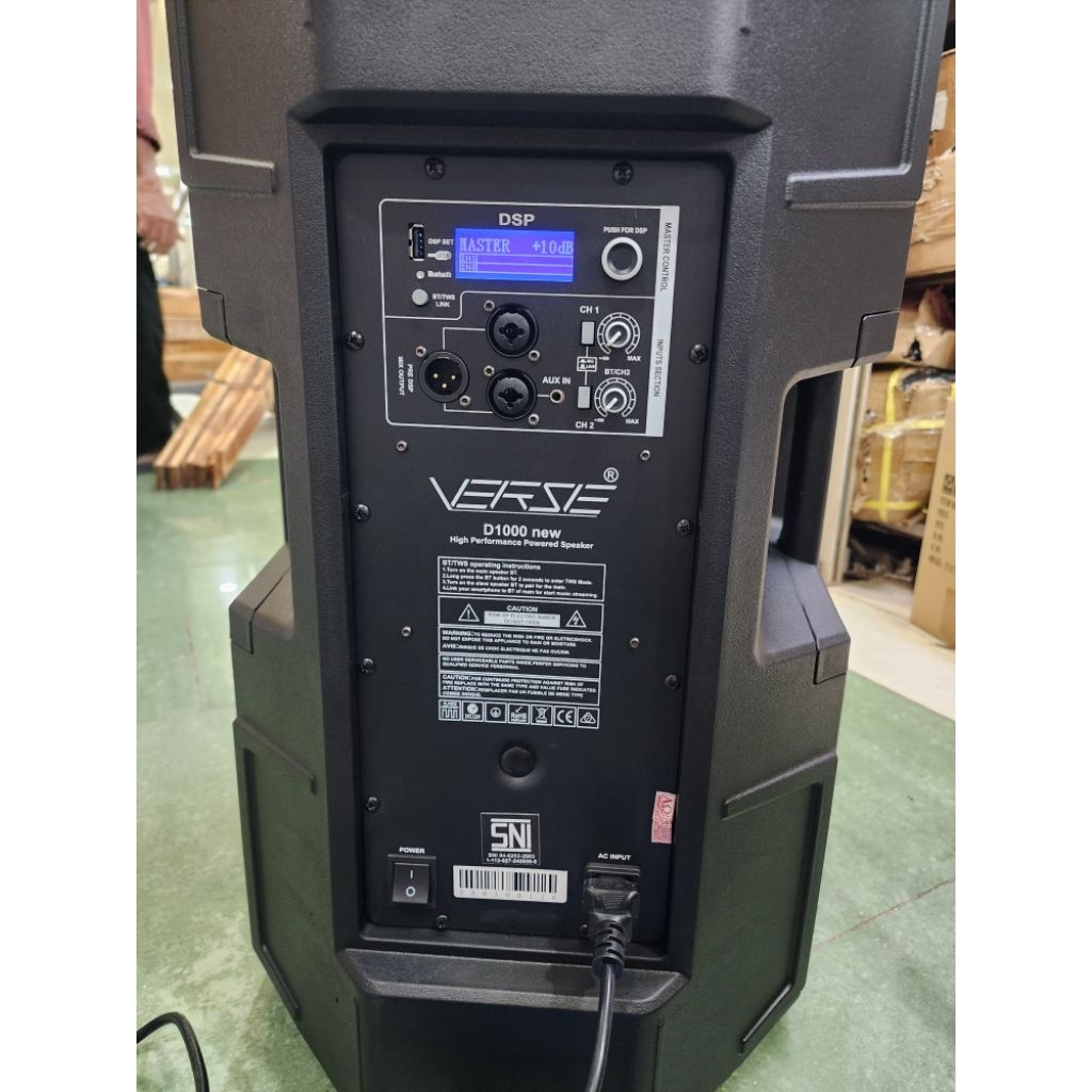 (JUAL 2 BUAH) Speaker Aktif 15″ Verse D1000 / D 1000 Original
