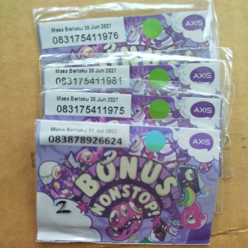 perdana Axis FRESH 3GB KUOTA