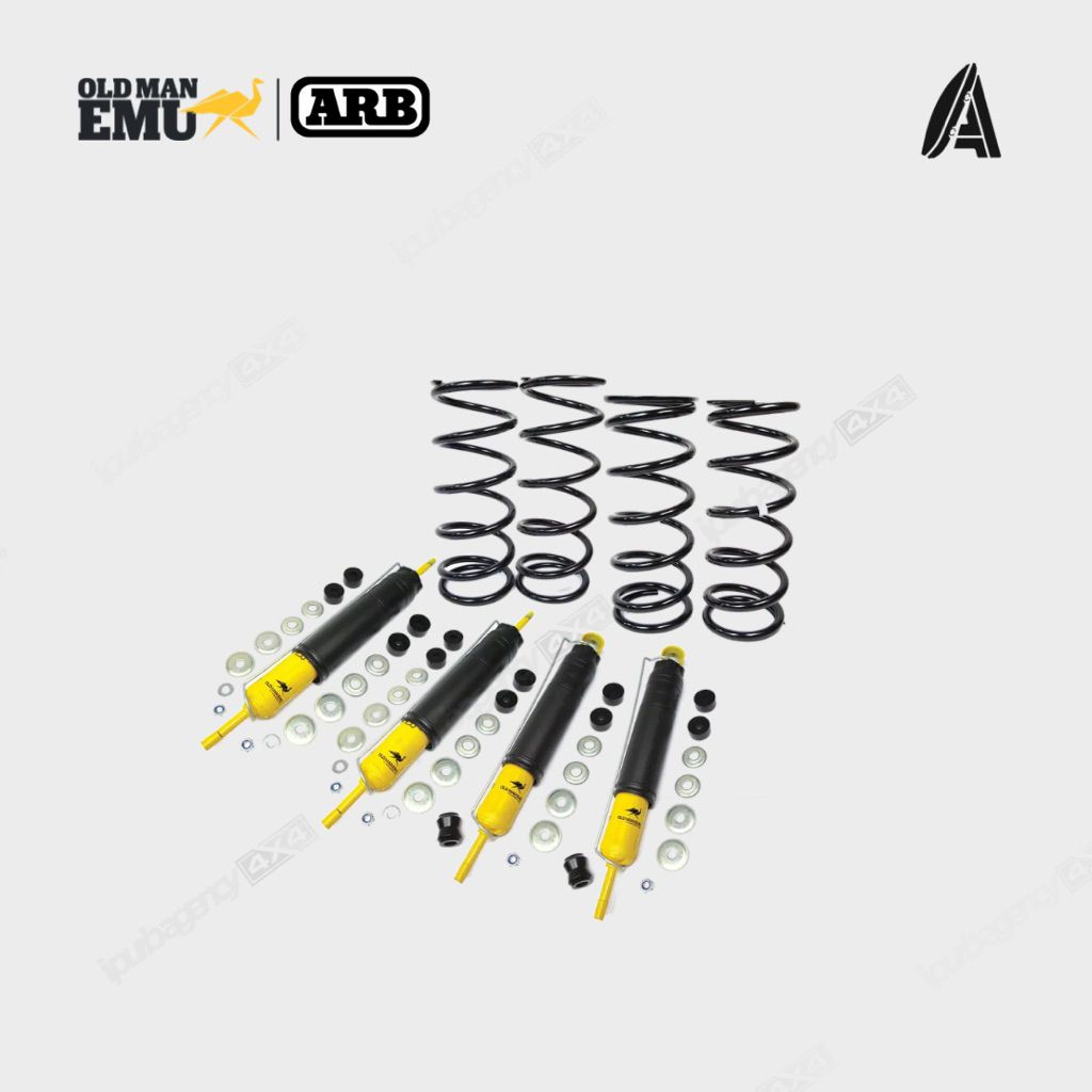 ARB OME (Old Man Emu) Shock Nitrocharger Sport & Coil Springs set HD for Land Rover Defender 110