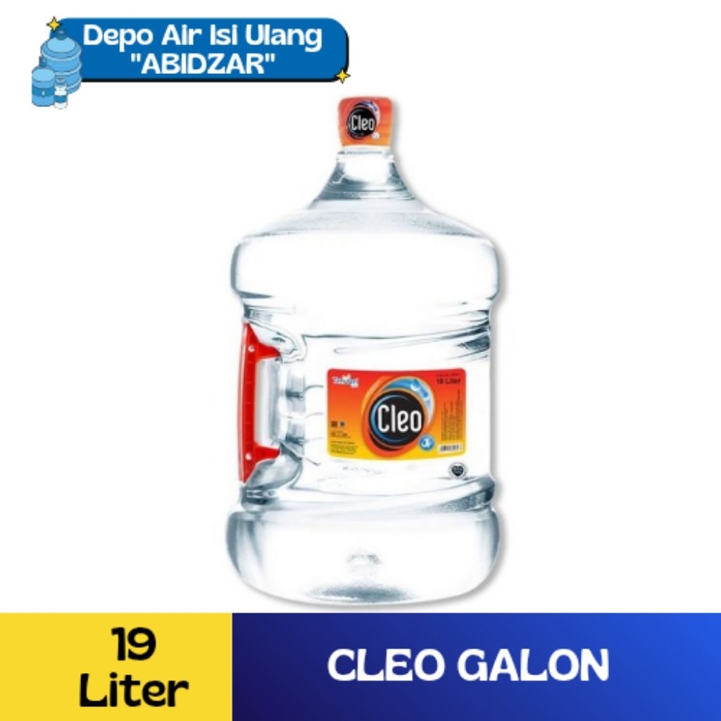 CLEO GALON 19 LITER / AIR MINUM CLEO / CLEO AIR MURNI 19 LITER