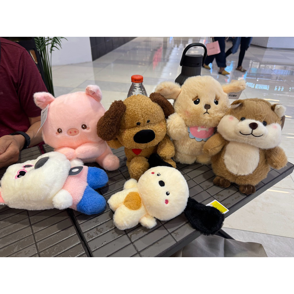 Boneka capit ohsome / kkv / beruang / gajah / kucing / anjing / babi / capybara / tupai