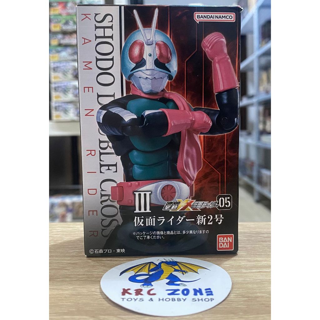BANDAI 1/18 SHODO XX DOUBLE CROSS KAMEN RIDER 2 NIGO NOT SHF
