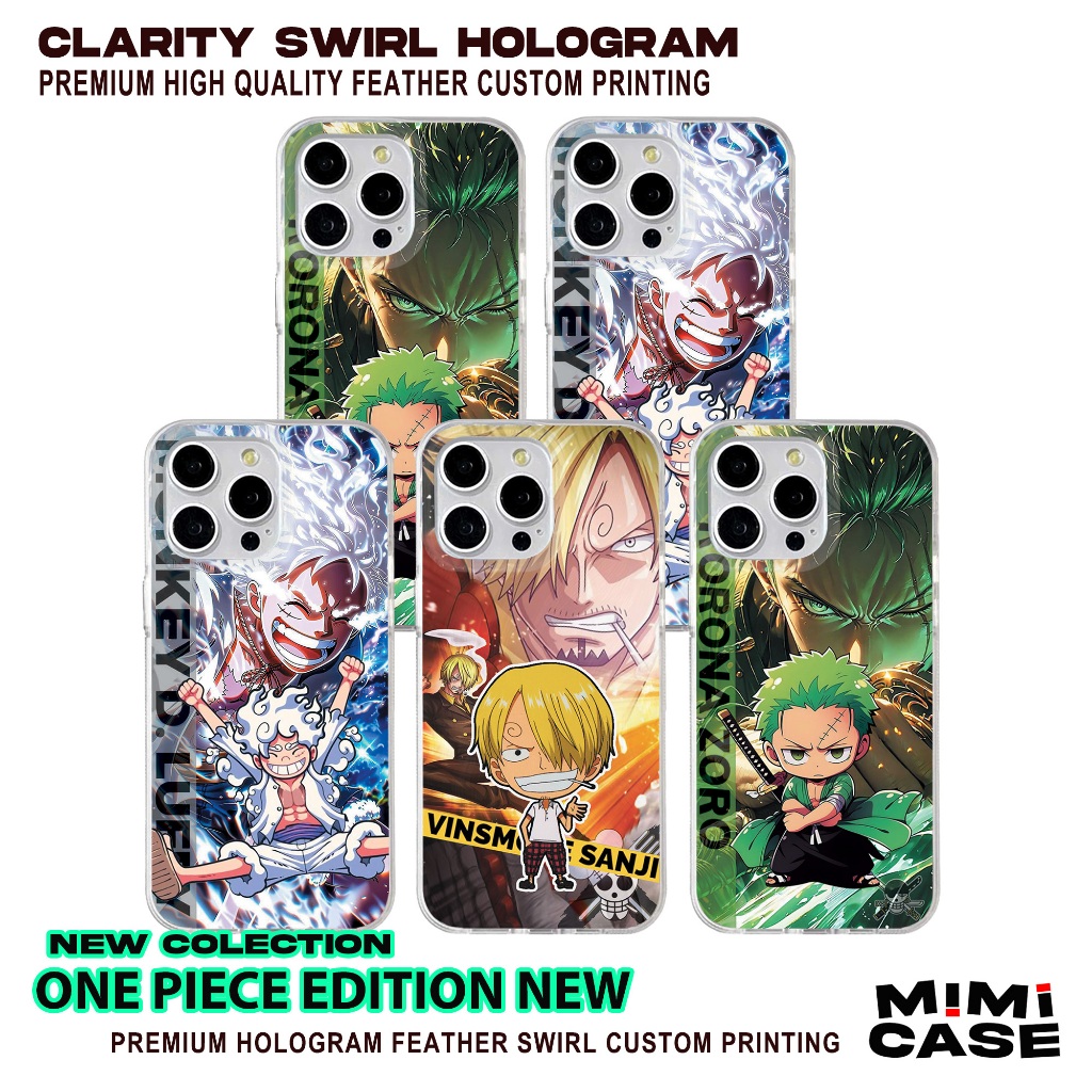 Casing Couple One Piece Oppo A5 A3X A17 A15 A57 A5PRO RENO6 RENO10 RENO11 RENO12 MI632 Karakter Anim