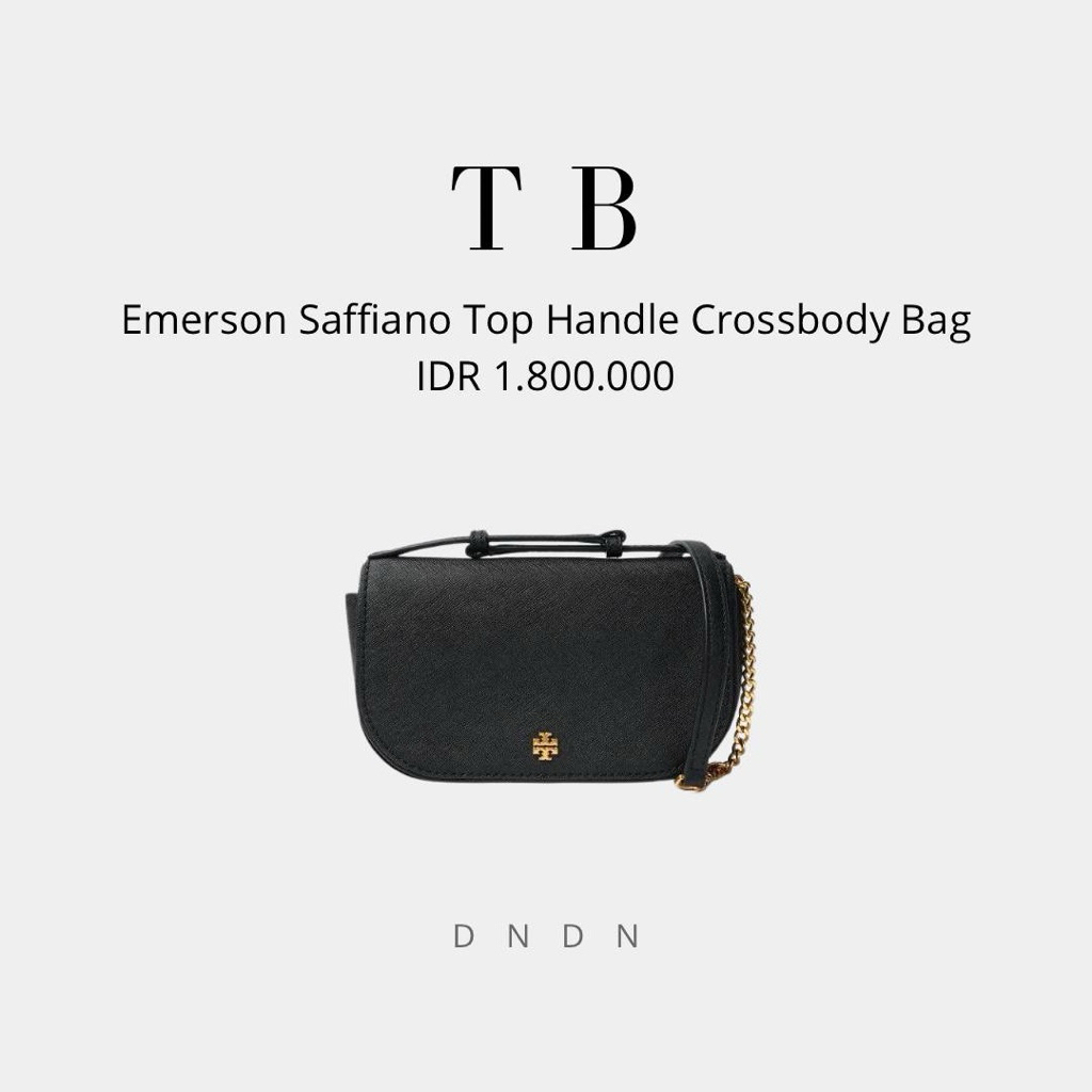 Emerson Saffiano Top Handle Crossbody Bag