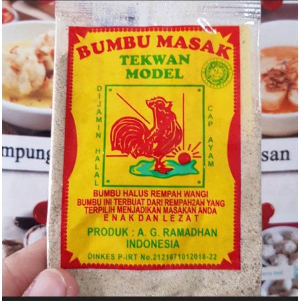 Bumbu Tekwan/Model Cap Ayam