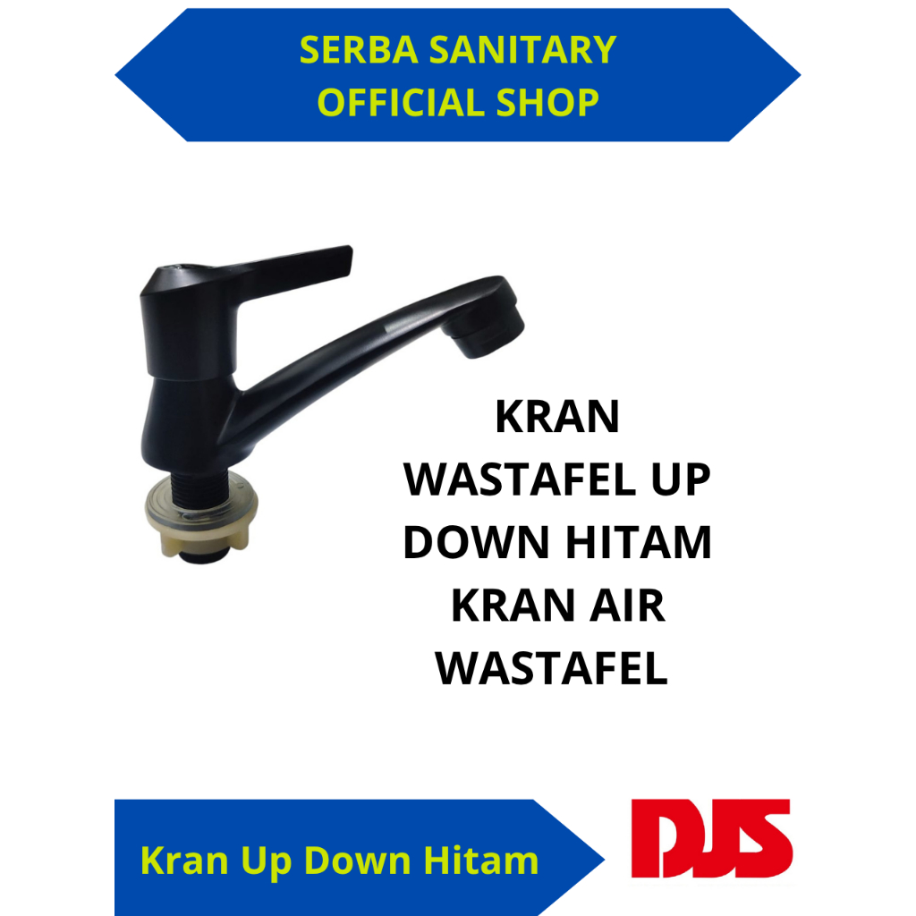 Kran Wastafel Kran Engkol Bahan Babet Hitam Kran Cuci Tangan Kran air wastafel
