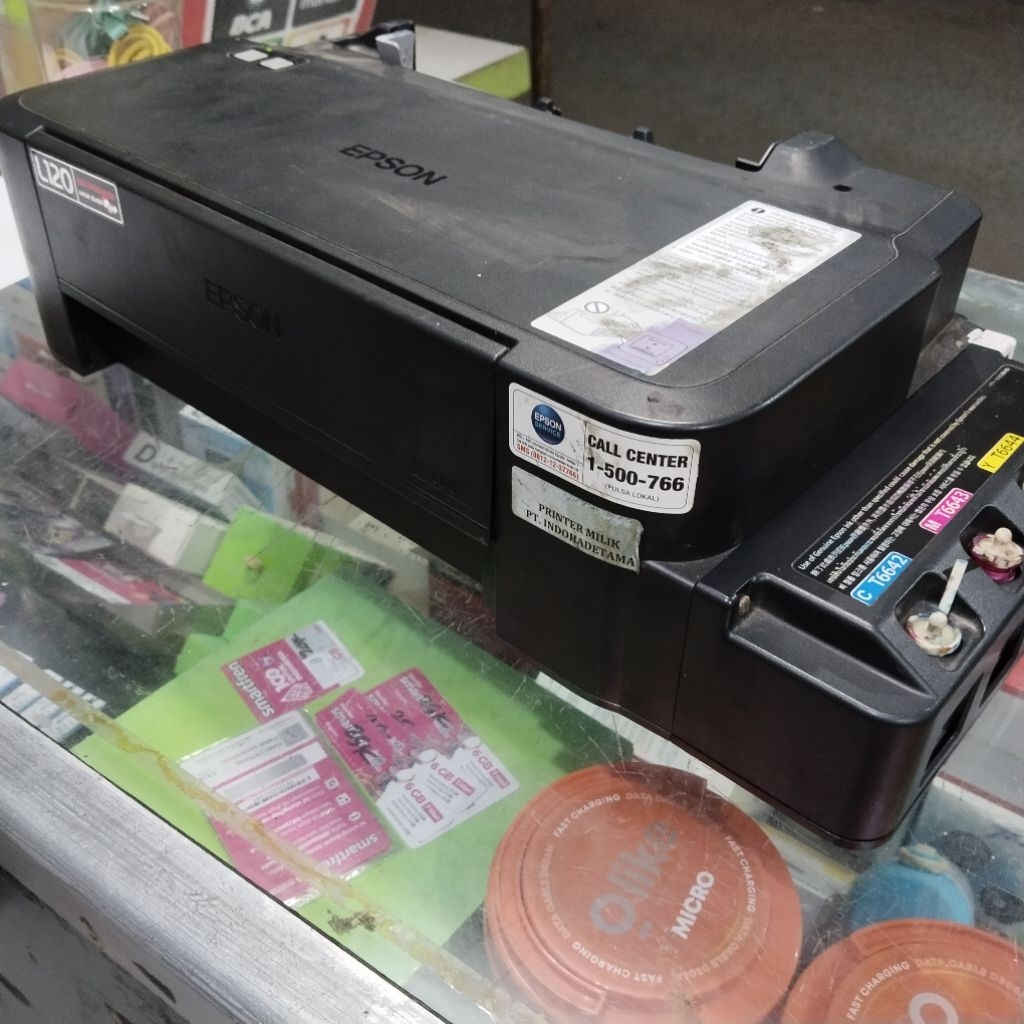EPSON L120 bekas normal full