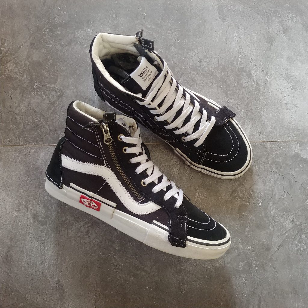 Vans SK8 Hi Reissue Cut and Paste Black White ( Size 42 )