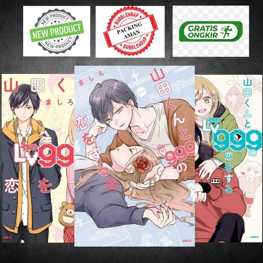 Komik Manga Yamada-kun to Lv999 no Koi wo Suru Vol. 1-9 Bahasa Indonesia
