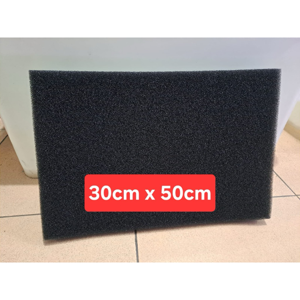 Busa biofill bio filter hitam kolam akuarium / media filter kolam / Busa filter / Bio Filter Biofill