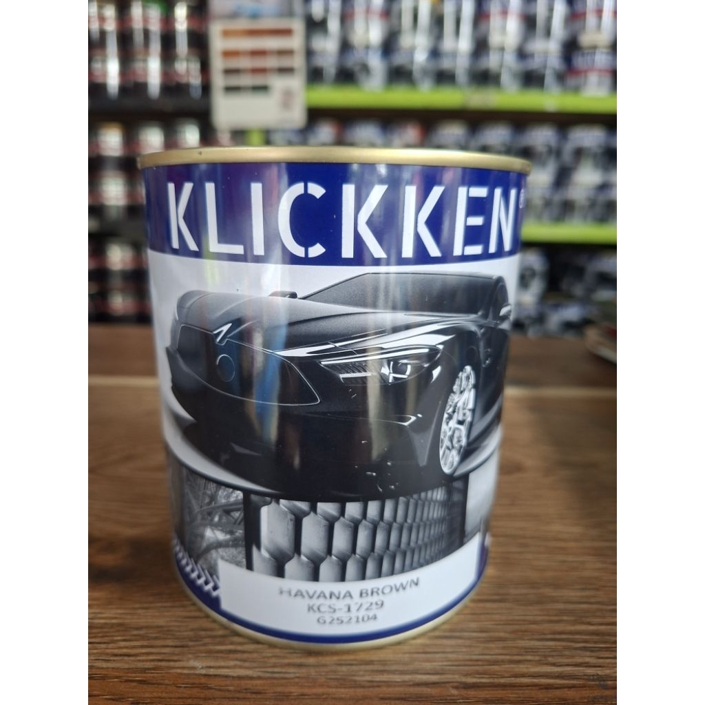 cat NC cat duco cat kayu cat besi KLICKKEN HAVANA BROWN ( COKLAT MUDA)