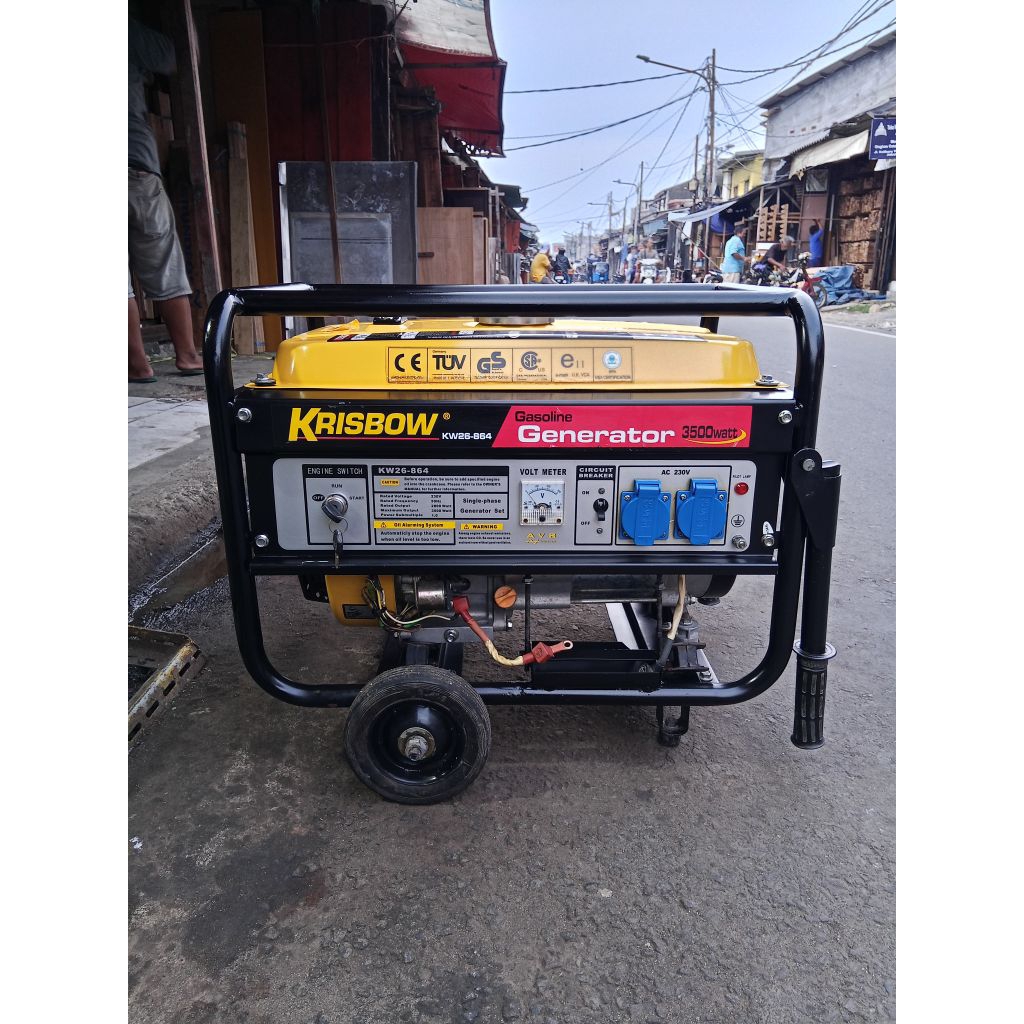 Mesin Genset Krisbow KW26-864/ 2800 Watt Elektrik stater
