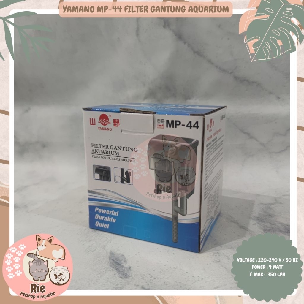 Yamano MP-44 Filter Gantung Aquarium