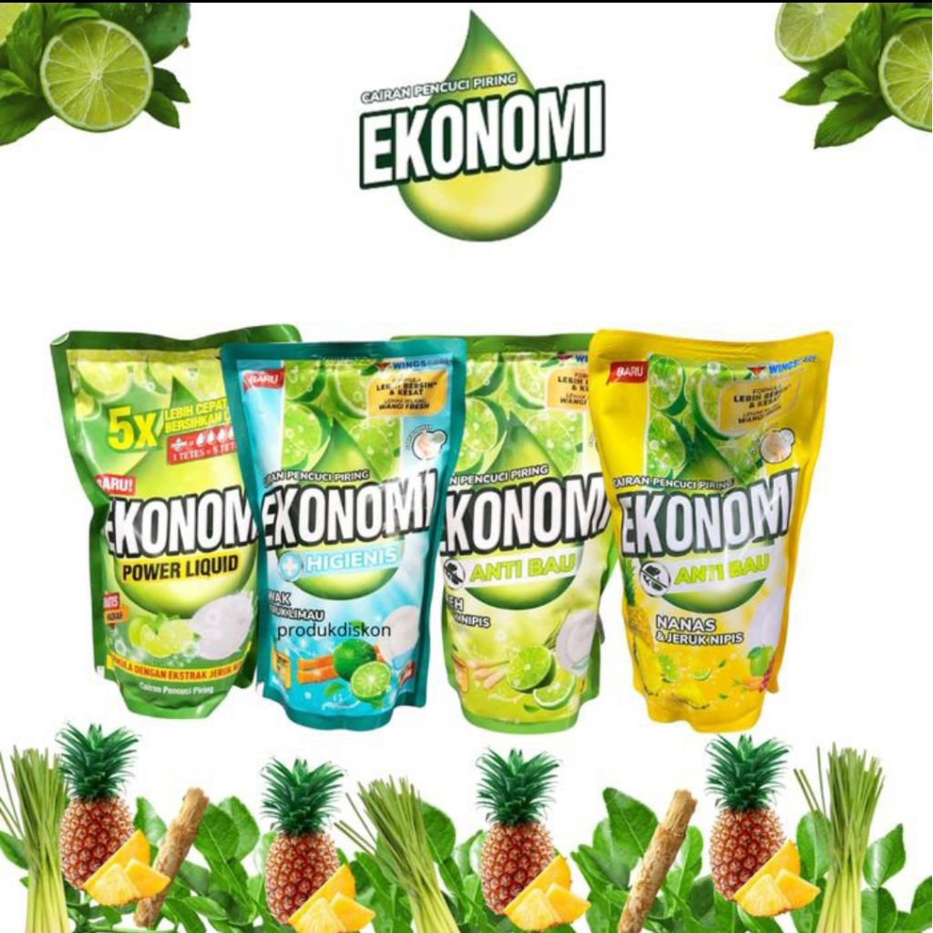 Sabun Cuci Piring Ekonomi Pouch 650ml