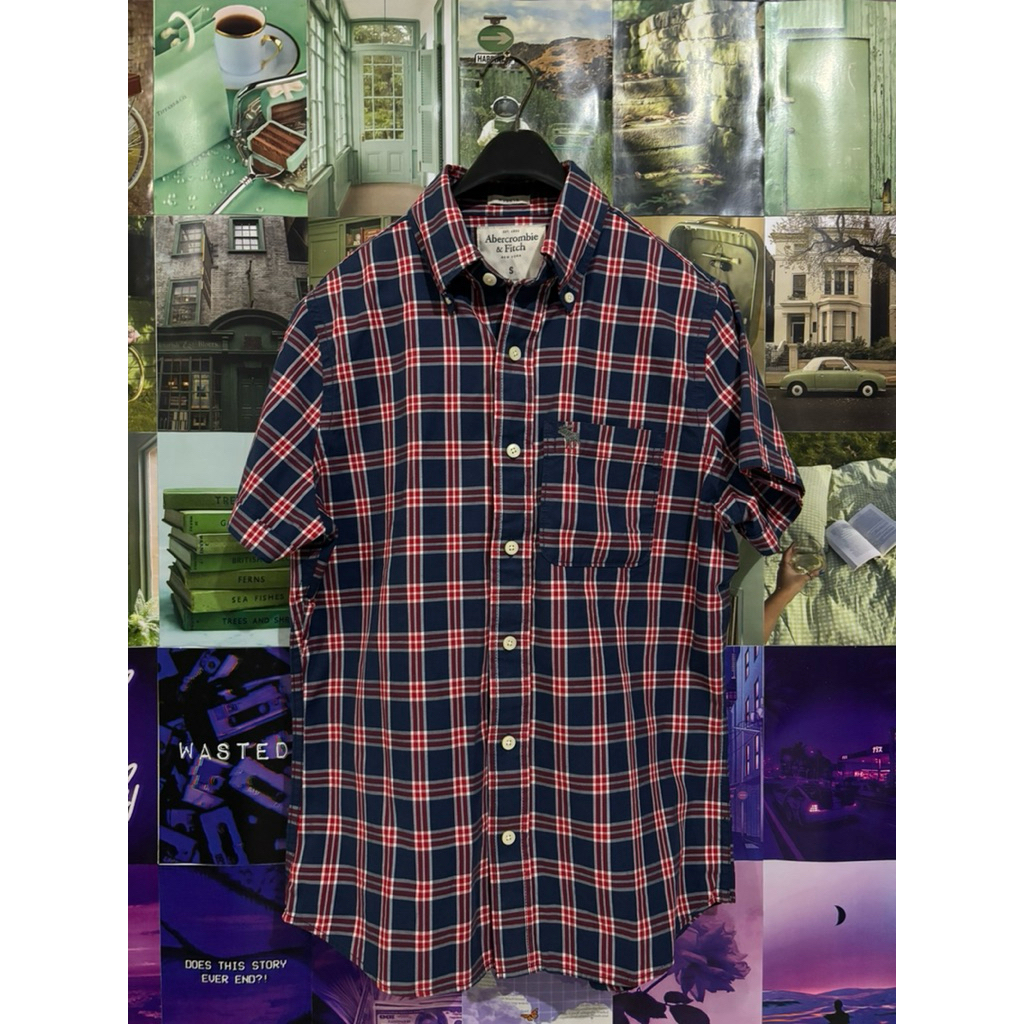 Abercrombie & Fitch Collared Short Shirt Preloved