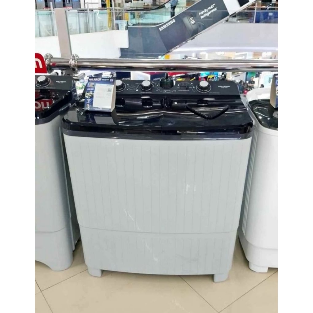 POLYTRON Mesin Cuci 2 Tabung Hijab 9Kg - PWM 9081