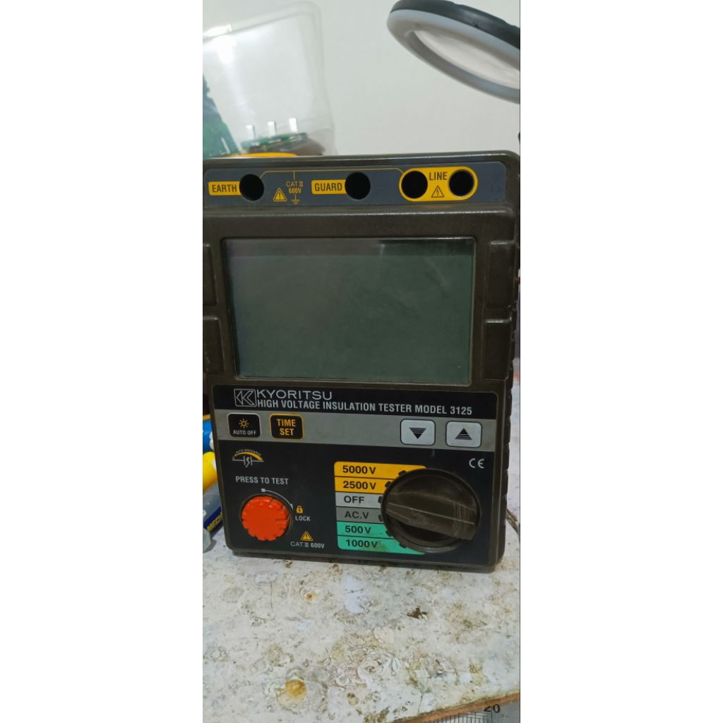 jasa service kyoritsu insulation magger 3125 3125A