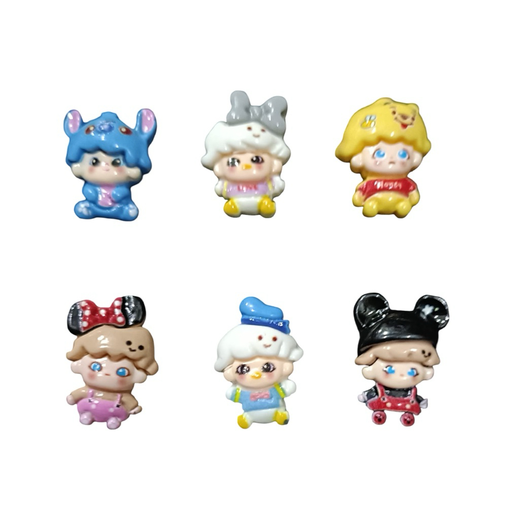 (500 pcs) Clay resin boneka