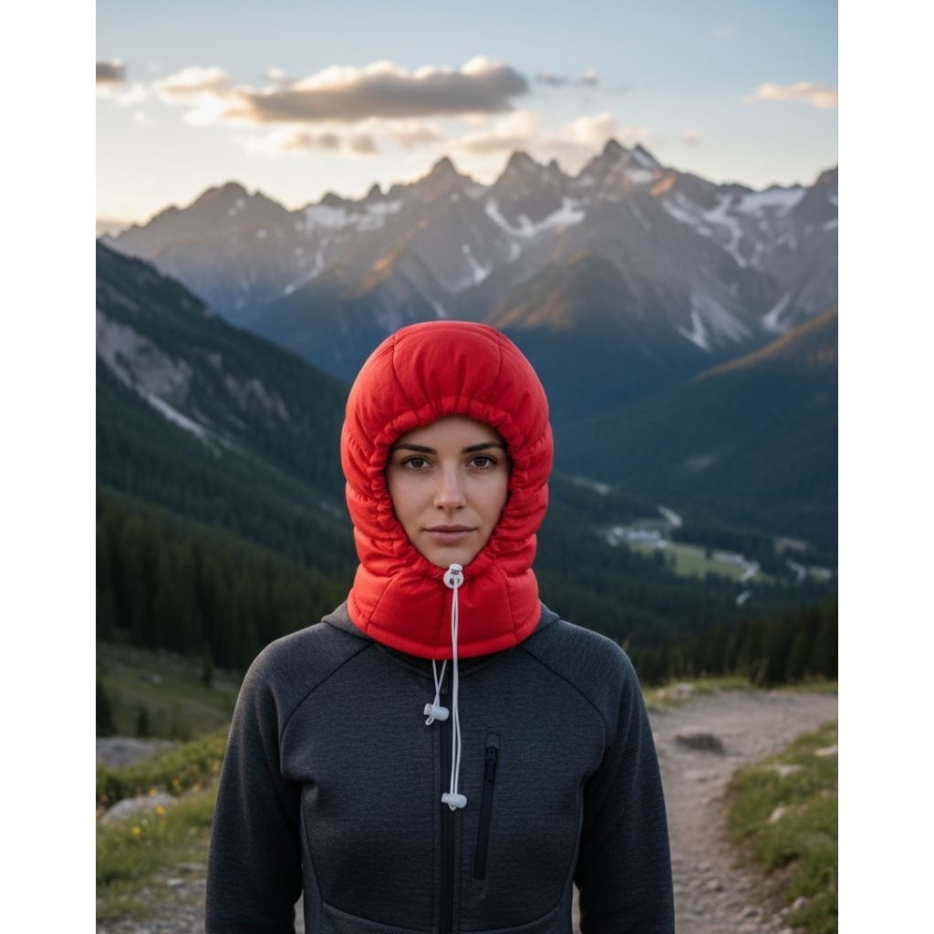 Hoody Bulu Angsa Raptoreal Topi Bulu Angsa