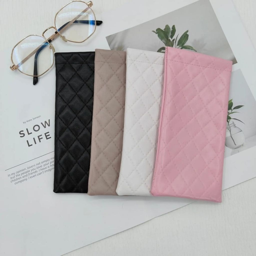 Tas kacamata Remas atas-Tas peyimpanan kacamata portabel kacamata kulit Pu lembut