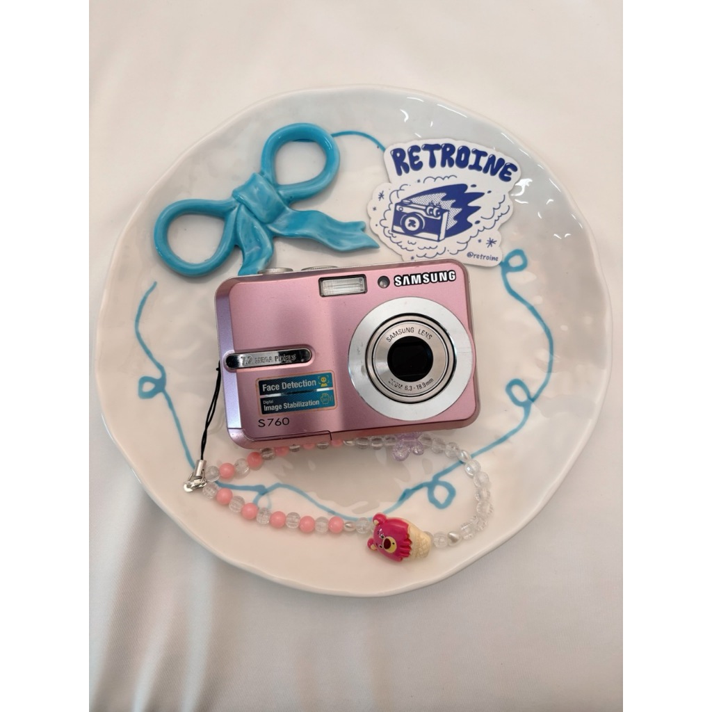 Digicam Kamera Pocket Digital Samsung S760 in baby pink