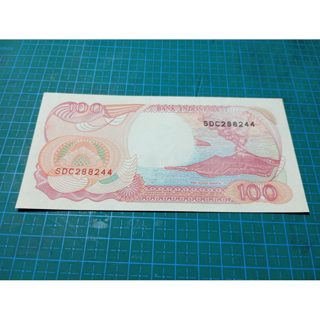 GANJIL GENAP No seri SDC 288244 Uang kuno Indonesia Asli 100 phinisi, original