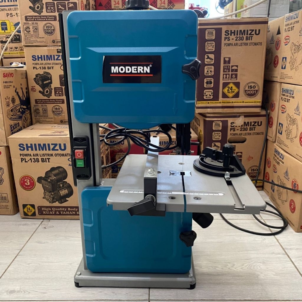 Mesin band saw modern M-621 modern band saw 8 gergaji kayu M621
