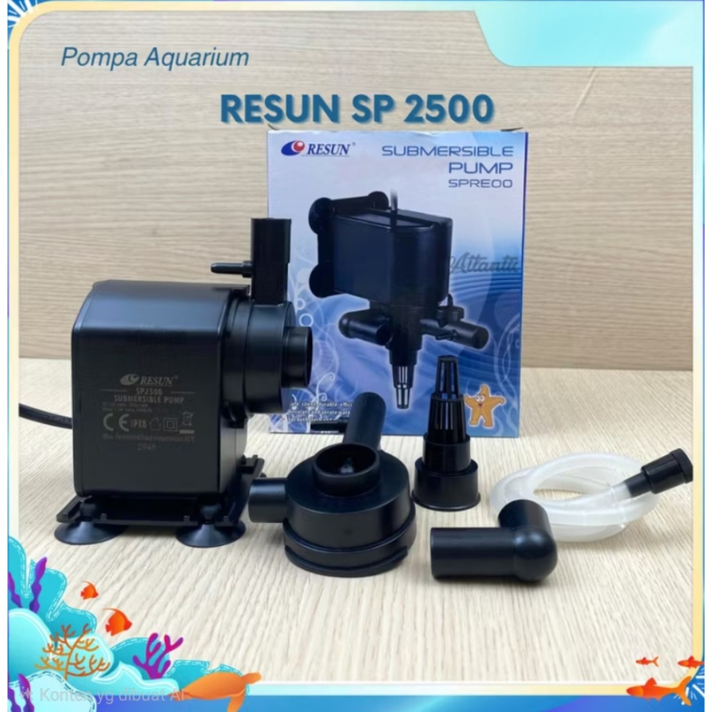 Resun SP 2500 Pompa Aquarium Pompa Celup Aquarium Pompa Hidroponik