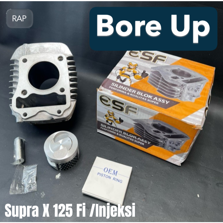 BLOK SUPRA X 125 FI Injeksi Bore Up 56 / 57