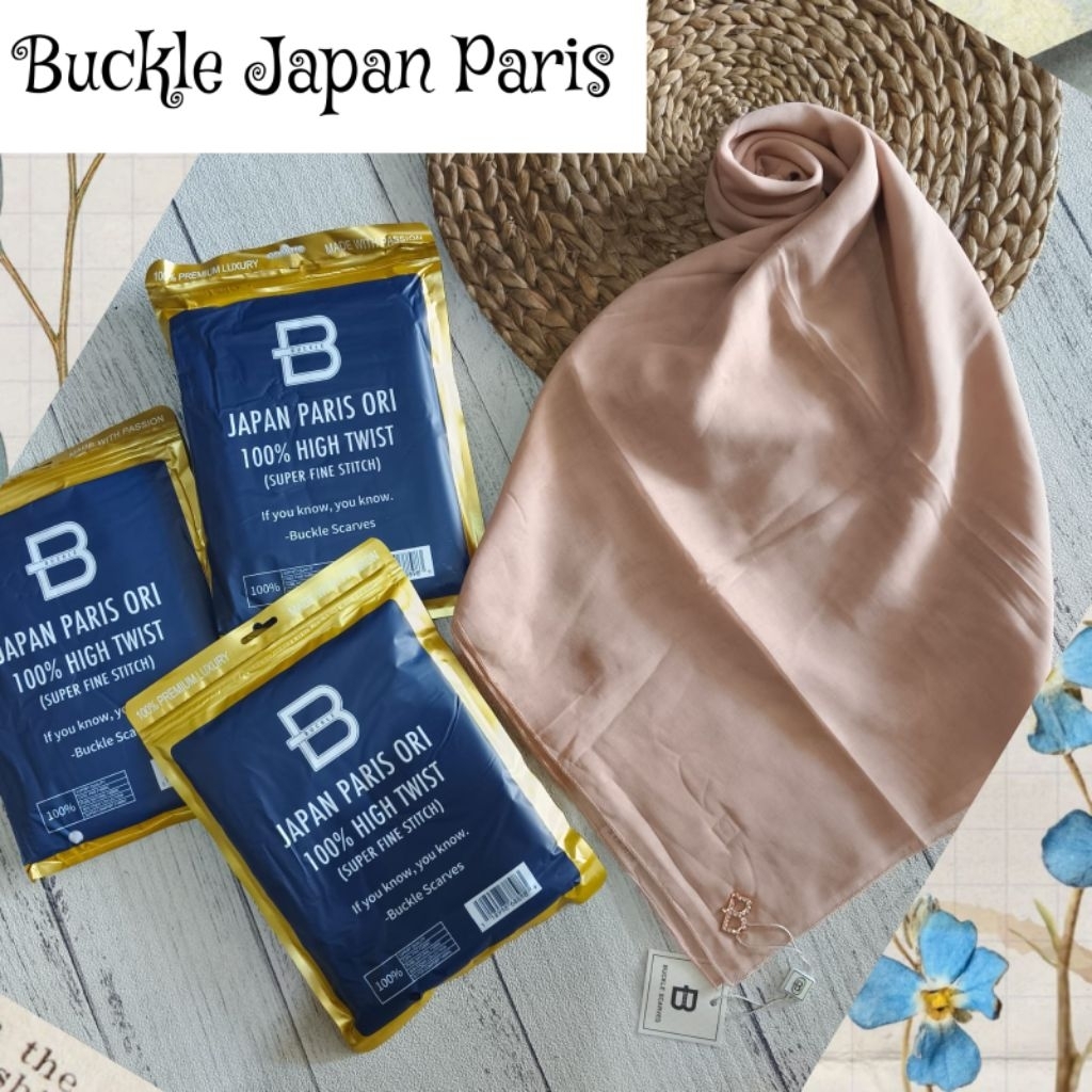 ✨ HIJAB SEGIEMPAT BUCKLE JAPAN PARIS ORI // HIJAB SEGIEMPAT PARIS // SEGIEMPAT PARIS PREMIUM ✨
