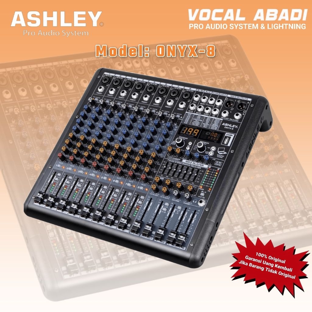 MIXER AUDIO ASHLEY ONYX 8