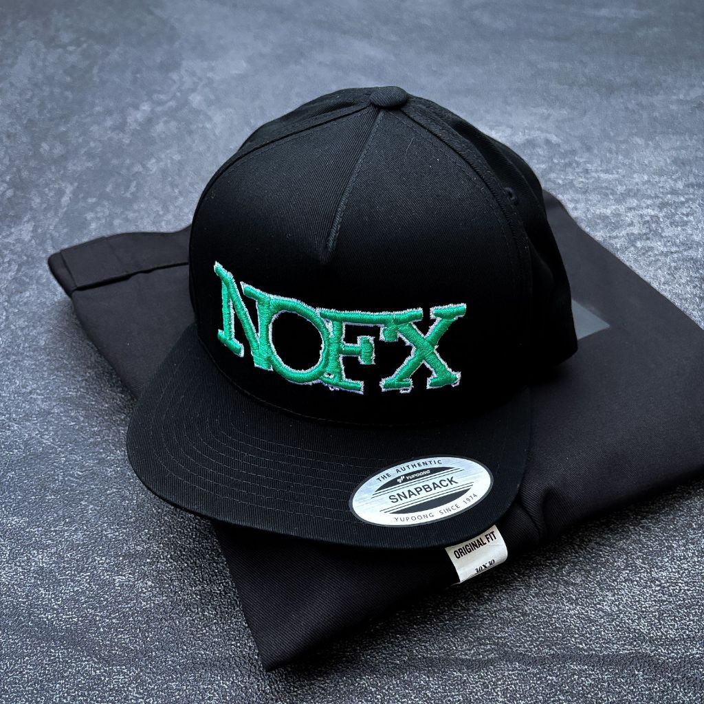 Official NOFX - Black/Green Logo Snapback