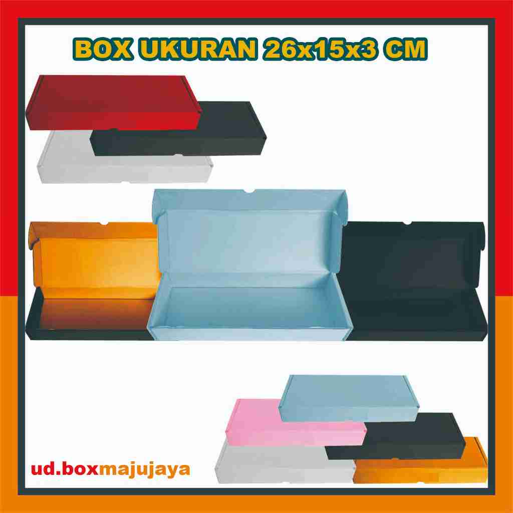 Box 26x15x3 Cm / Box Lipat Sanping / Box Sarung