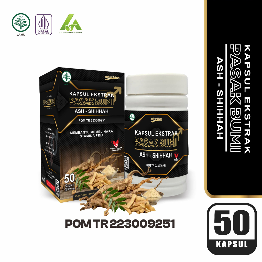 Ekstrak Pasak-Bumi Ash-Shihhah Pasak 50 Kapsul