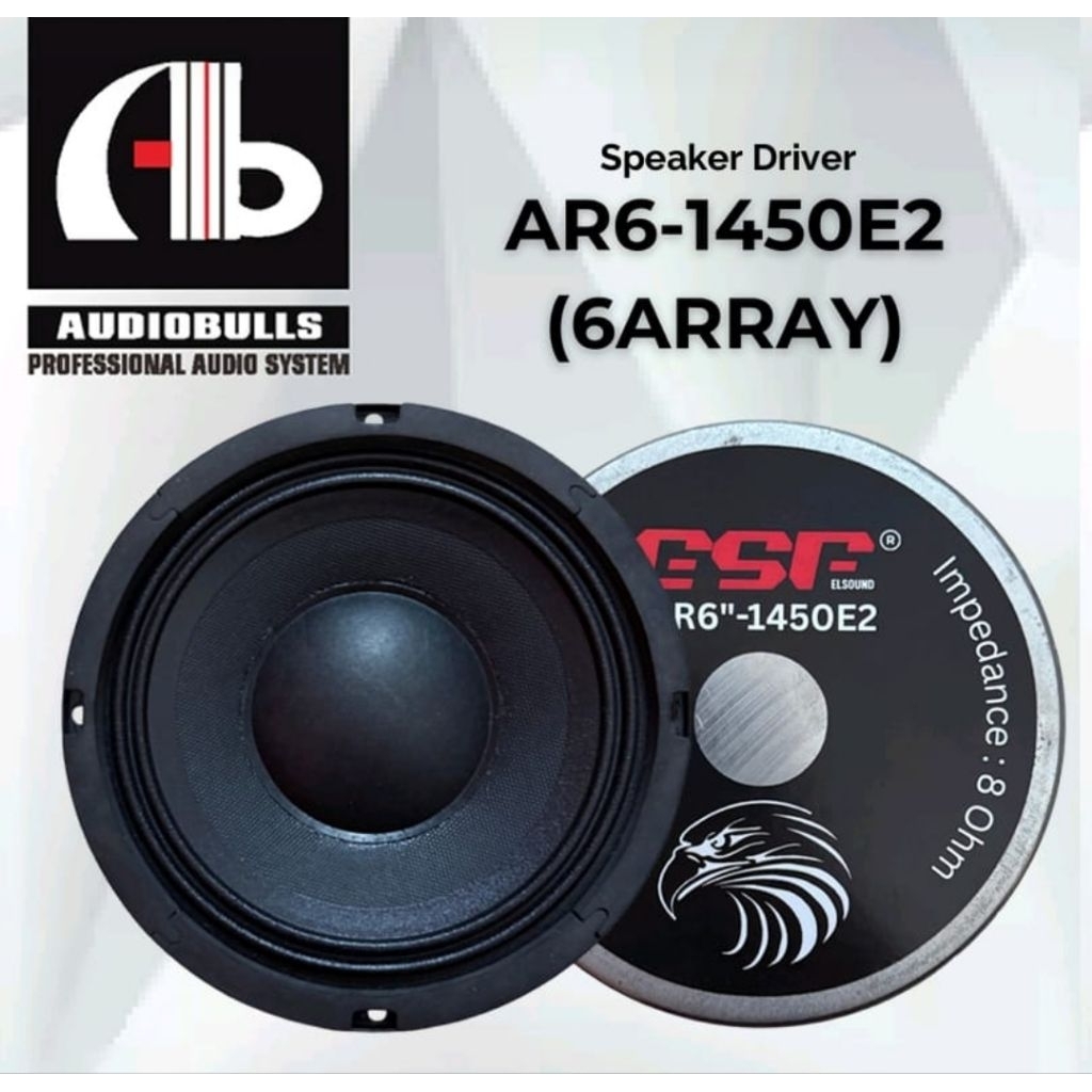 Elsound speaker komponen AR6-1450e2 speaker array 6 inch speker array 6" spiker array 6in speaker dr