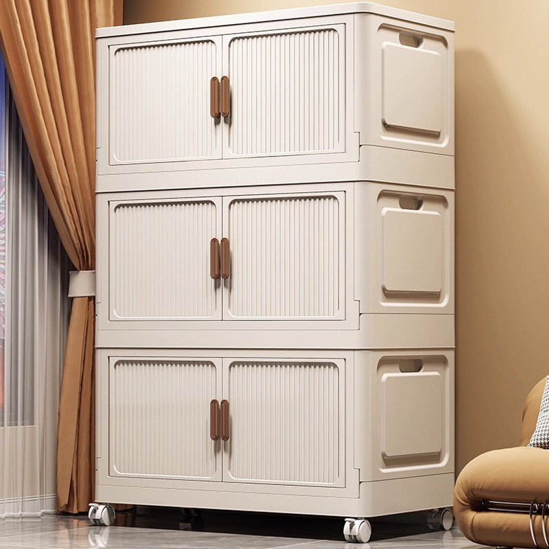 Kabinet Penyimpanan Lipat Lemari Dengan Bahan Tebal Desain Partisi Multi Lapis Lemari Penyimpanan Un