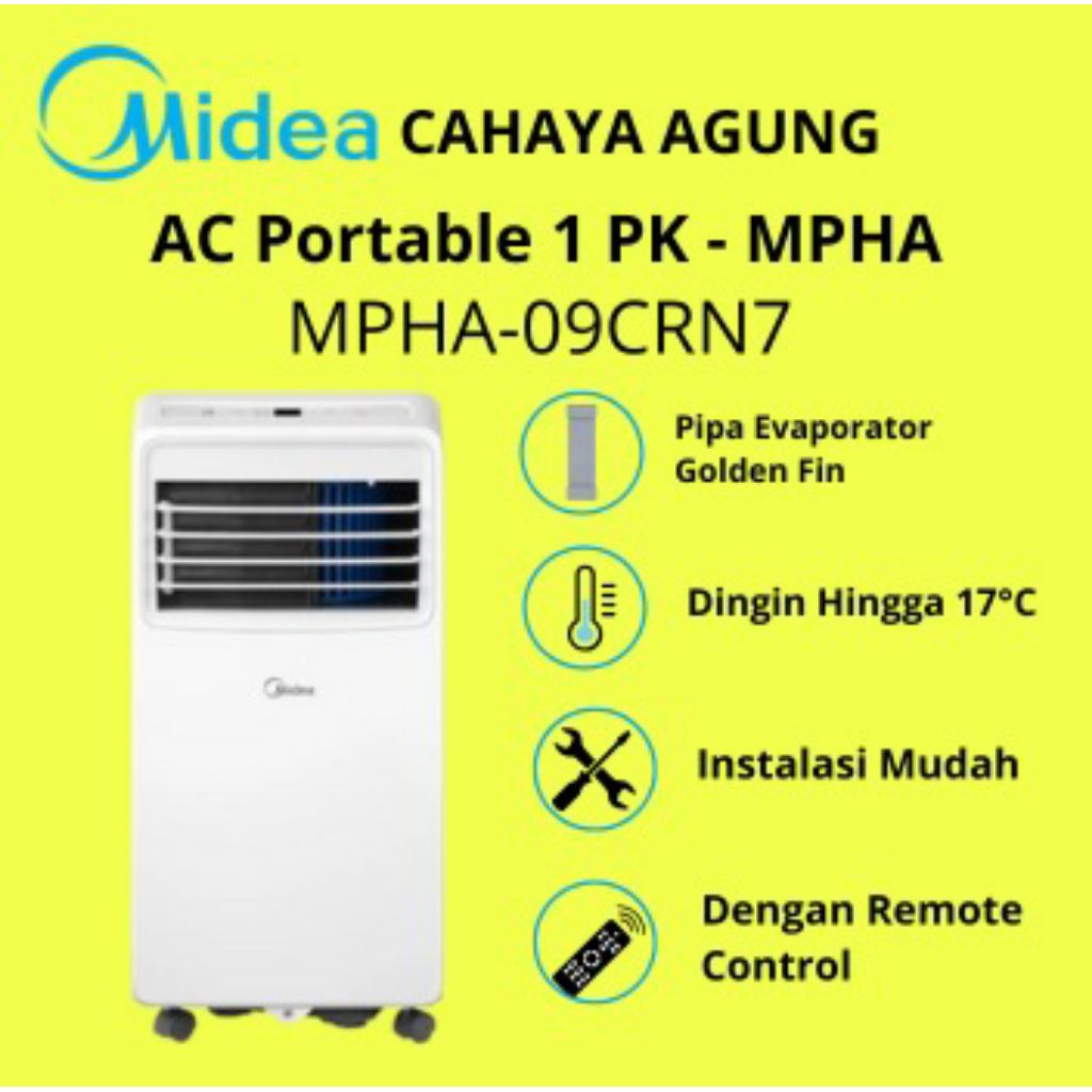 MIDEA AC Portable 1 PK - MPHAMPHA-09CRN7