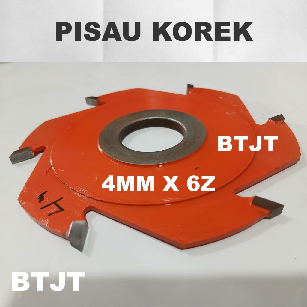 4mm 6 MATA PISAU PROFIL GROVING KAYU KEROK SPINDLE KAYU 6 DAUN 4 mm