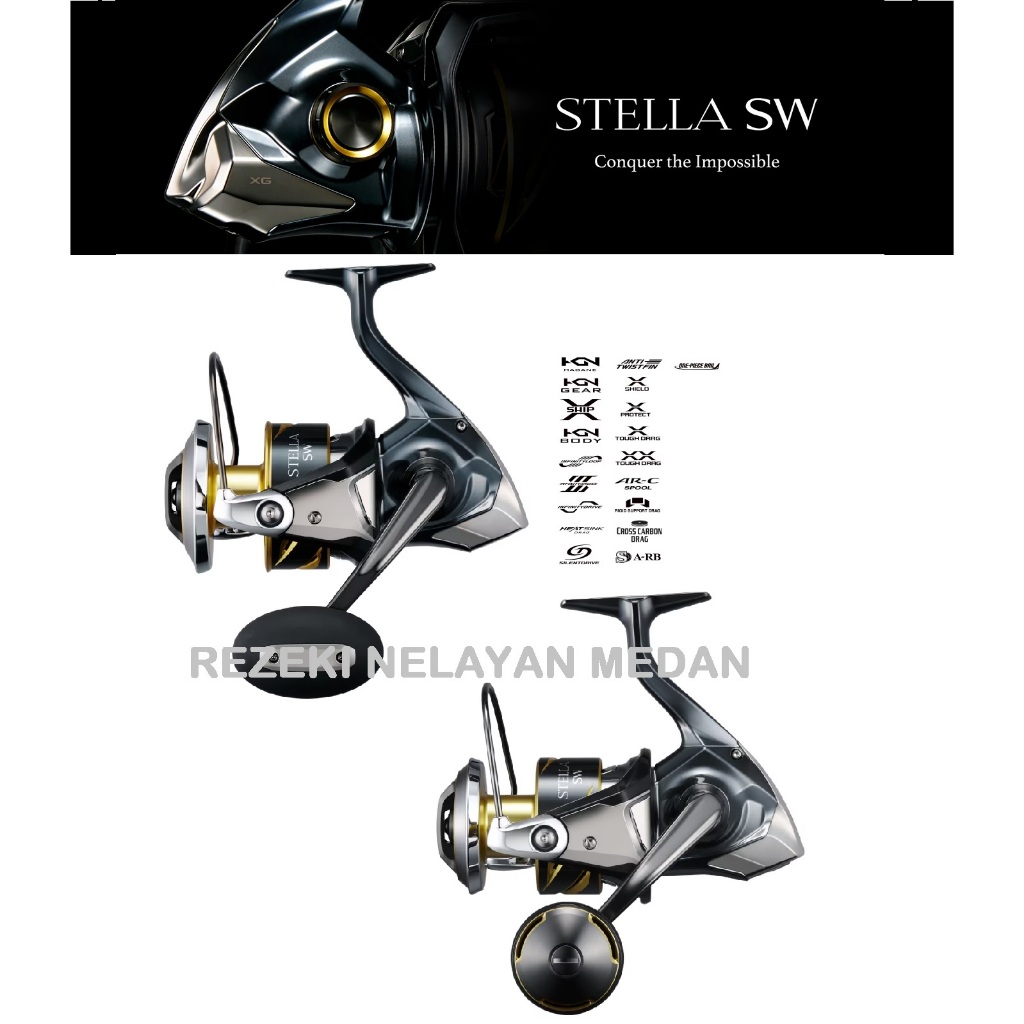 Reel SHIMANO Stella SW 2025 8000 / 10000 / 14000 | Reel Saltwater Laut SHIMANO | Garansi SHIMANO IND