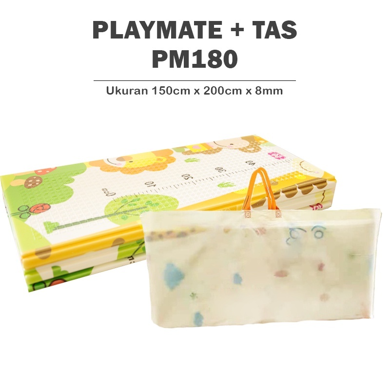 TIKAR PLAY MATE MOTIF KARAKTER - TIKAR ANAK BERMAIN TEBAL 180X200