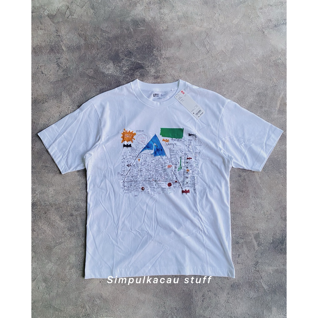 kaos uniqlo Jean Michelle Basquiat (JMB) original