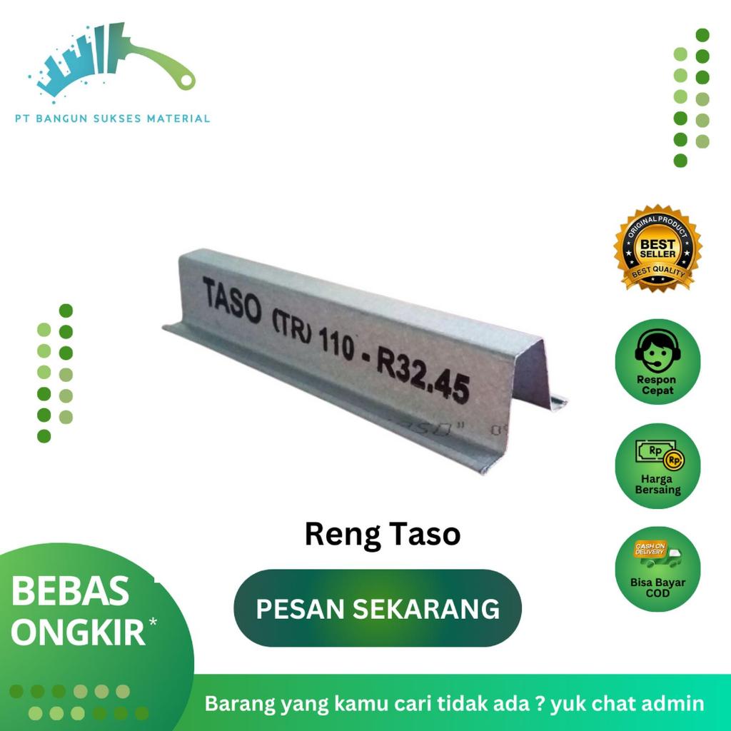 Reng Baja Ringan TASO 0.45mm TR 110 R32 45 Ketebalan 0.45mm Tinggi 3 Cm Panjang 6 Meter Best Seller 