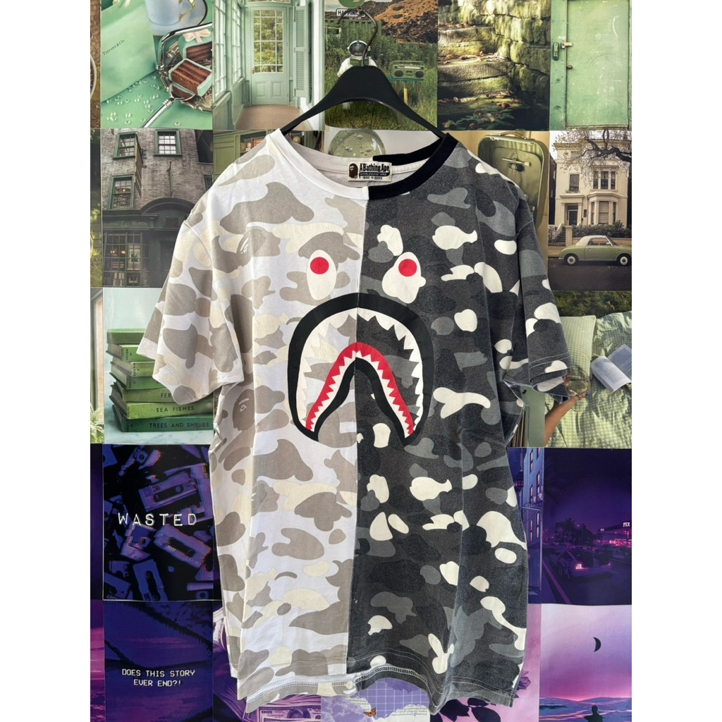 A Bathing Ape T-Shirt Camo Preloved