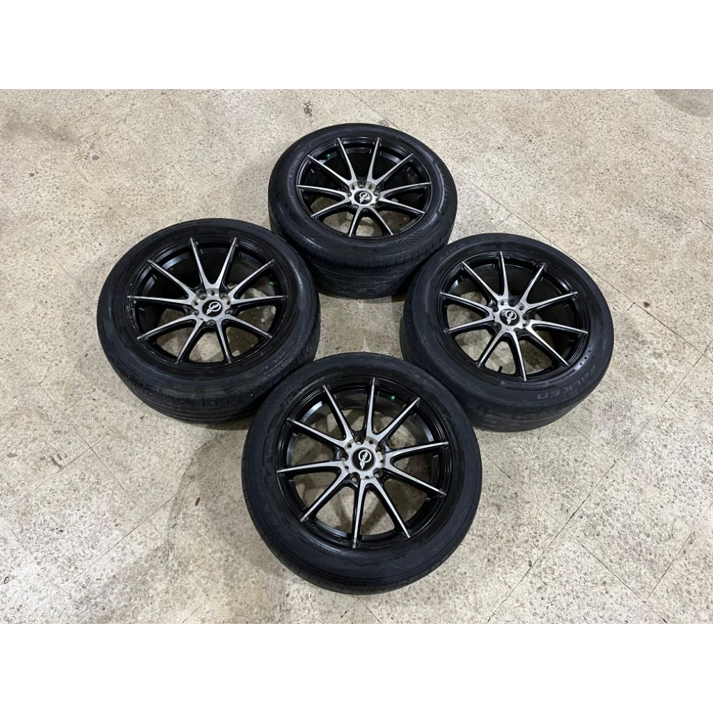 VELG RACING R18 VELG MOBIL BEKAS R18 PCD 5X114 DAN BAN