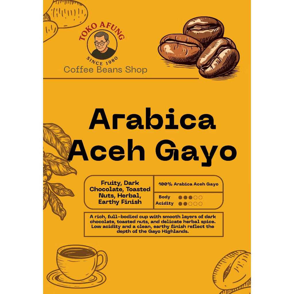 Kopi Arabika Aceh Gayo - Toko Afung